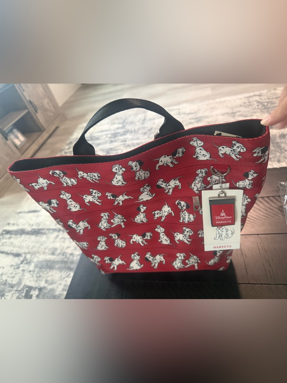 NWT Disney Parks x Harveys 101 Dalmatians Tote Bag & Convertible Backpack